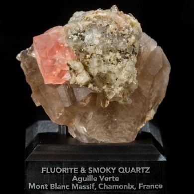Pink Fluorite & Smoky Quartz