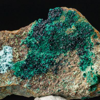 Clinoclase on Cornubite
