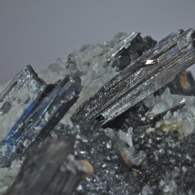 Kermesite with Calcite 