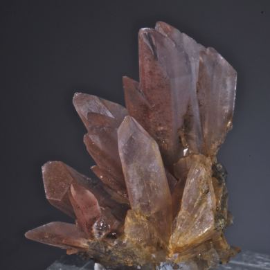 Creedite (large purple crystals)