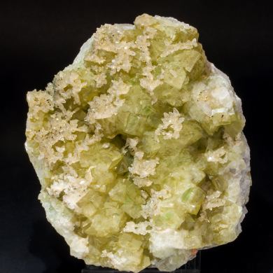 Fluorite with Calcite
