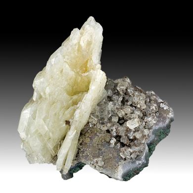 Barite with Calcite