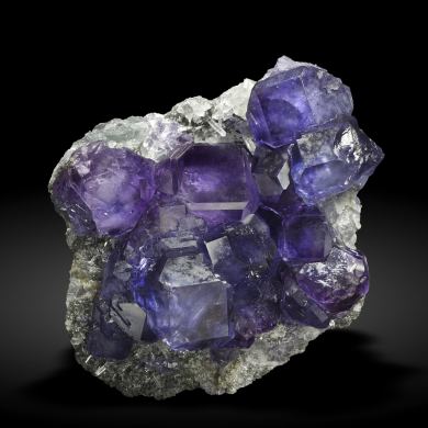 Fluorite with Quartz