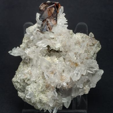 Cassiterite with Quartz and Mica