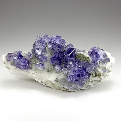 Fluorite with Quartz