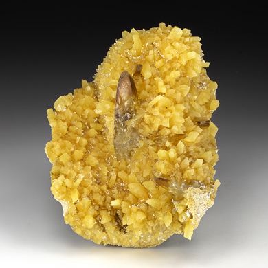 Barite with Calcite