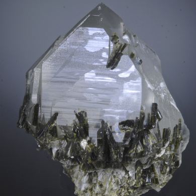 Quartz included by Epidote
