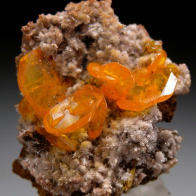 Wulfenite with Willemite