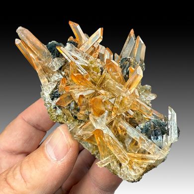 Quartz with Hematite