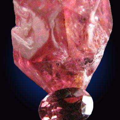 Spinel (rough and cut)