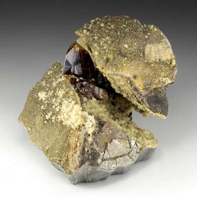 Barite with Calcite