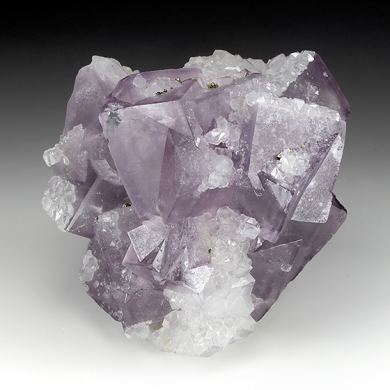 Fluorite with Quartz, Marcasite