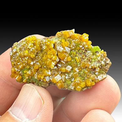 Wulfenite with Mimetite