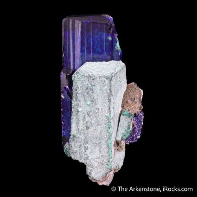 Azurite with Malachite ps. Azurite 