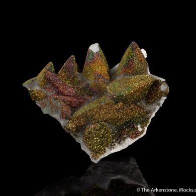 Chalcopyrite on Calcite