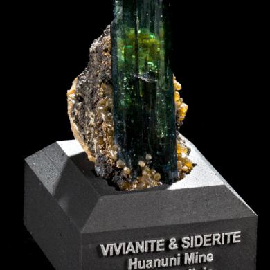 Vivianite & Siderite from Bolivia