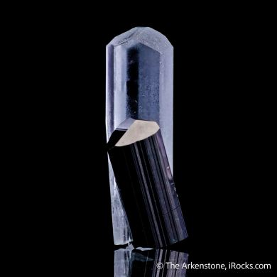 Beryl var. Aquamarine with Schorl