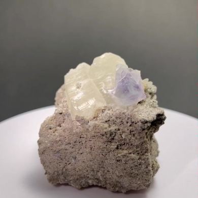 Witherite, Fluorite - Minerva No. 1, Hardin Co. Illinois, USA