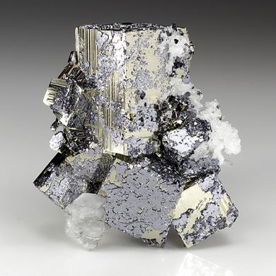 Pyrite with Galena, Tetrahedrite, Quartz