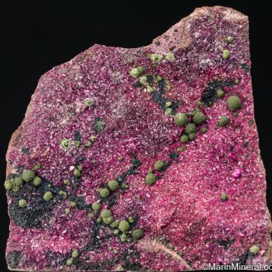 Kolwezite on Cobaltian Calcite