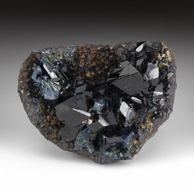 Lazulite with Siderite