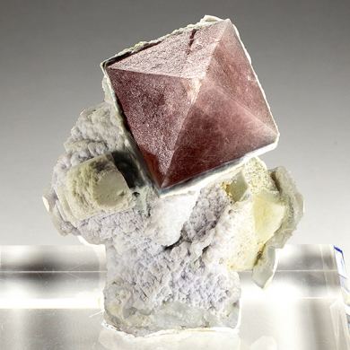 Fluorite with Calcite