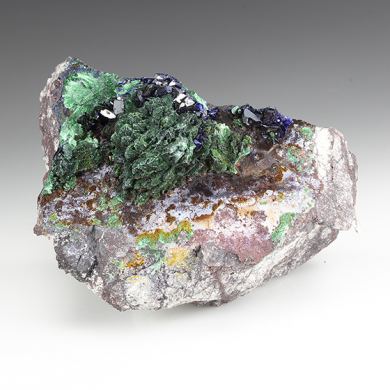 Malachite after Azurite
