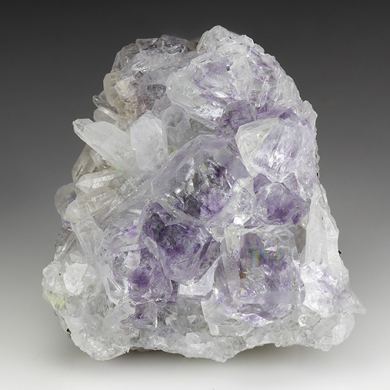 Fluorite with Quartz, Pyrite