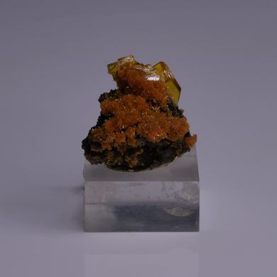 WULFENITE and MIMETITE - San Francisco Mine, Mexico