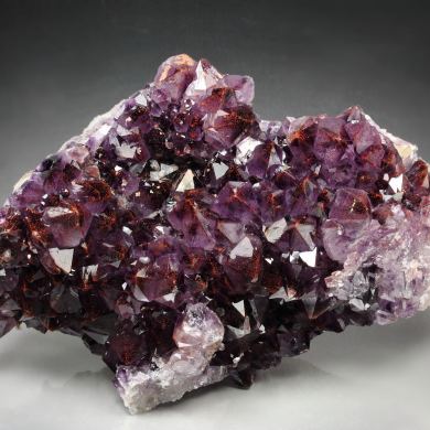 QUARTZ var. AMETHYST with HEMATITE inclusions