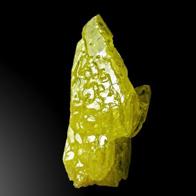 Sulfur Crystal - El Desierto Mine, San Pablo de Napa, Bolivia