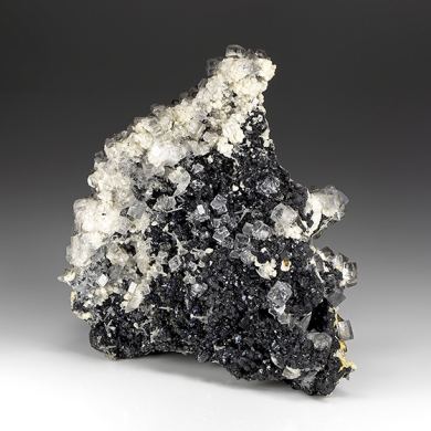 Fluorite with Sphalerite, Quartz, Calcite