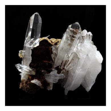 Quartz + Limonite.