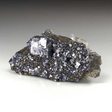 Galena with Calcite, Dolomite