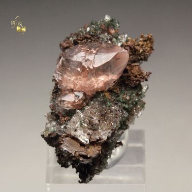 CALCITE with COPPER inclusions