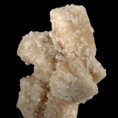 Prehnite crystals covered by Grossular
