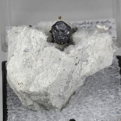 Sphalerite with Galena, Pyrite, Pyrargyrite, Freibergite, Quartz