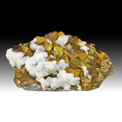 Chalcopyrite with Calcite
