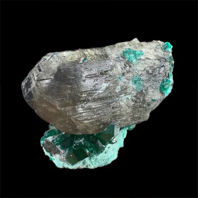 Dioptase, cerussite GREAT COMBO