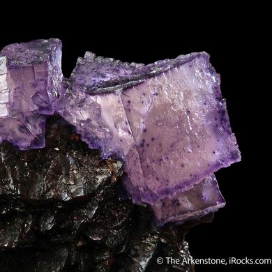Fluorite on Sphalerite