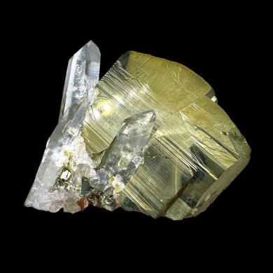 Pyrite, quartz SPRUCE USA