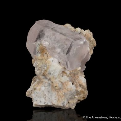 Beryl var. Morganite with Topaz, Muscovite and Albite