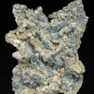 Fluorapatite with Bertrandite, Albite, Muscovite and Quartz