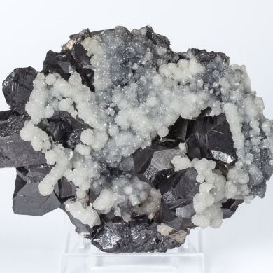 Sphalerite, Calcite