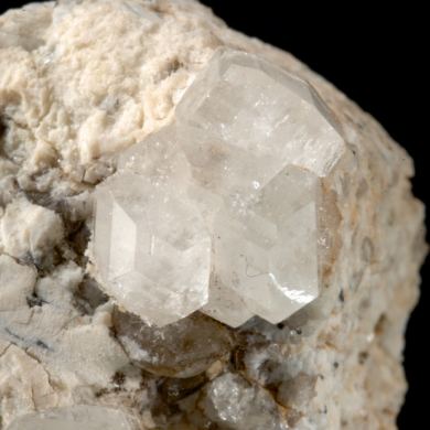 Phenakite - Untwinned crystals on matrix
