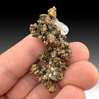 Barite with Copper 1563)
