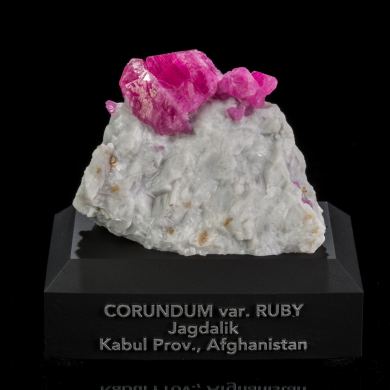 Ruby on Marble from Afghanistan