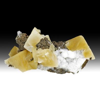 Calcite with Chabazite