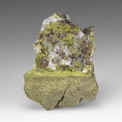 Andradite with Epidote, Quartz