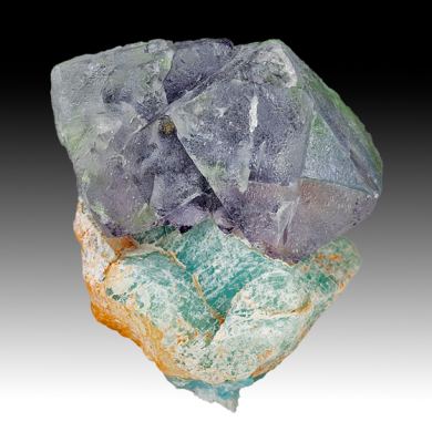 Fluorite with Microcline